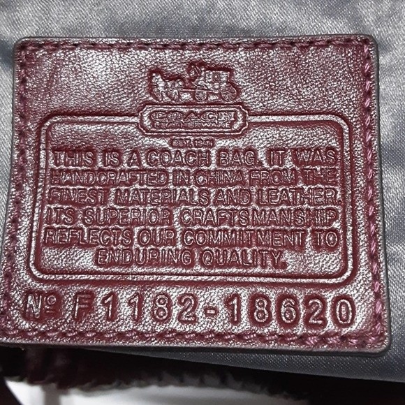 Coach Purple Madison Sophia F 1182-18620 Pleated Leather Satchel Purse - Picture 11 of 11